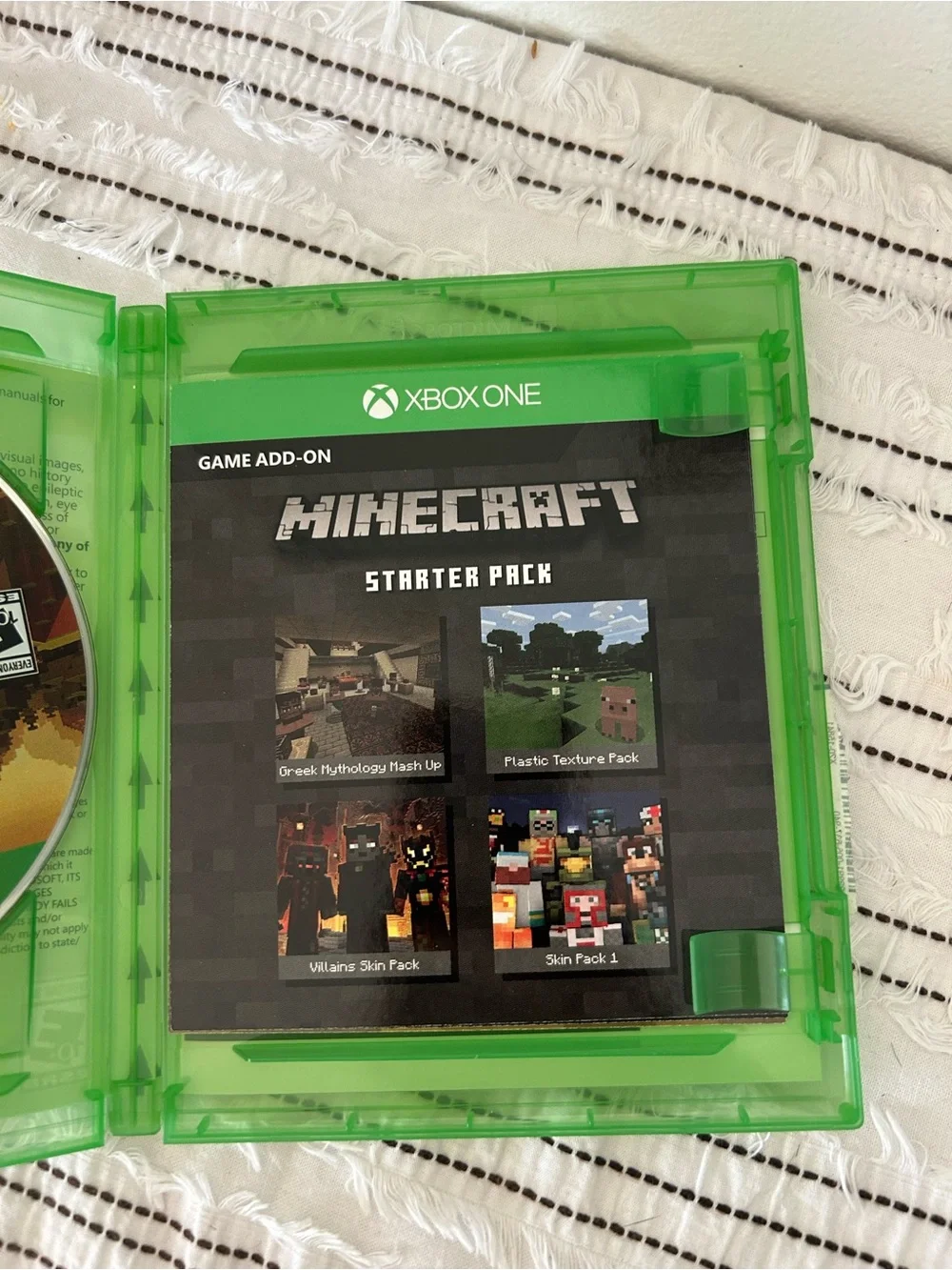 Minecraft Xbox One Game Disc Survival Creative Building Video Game